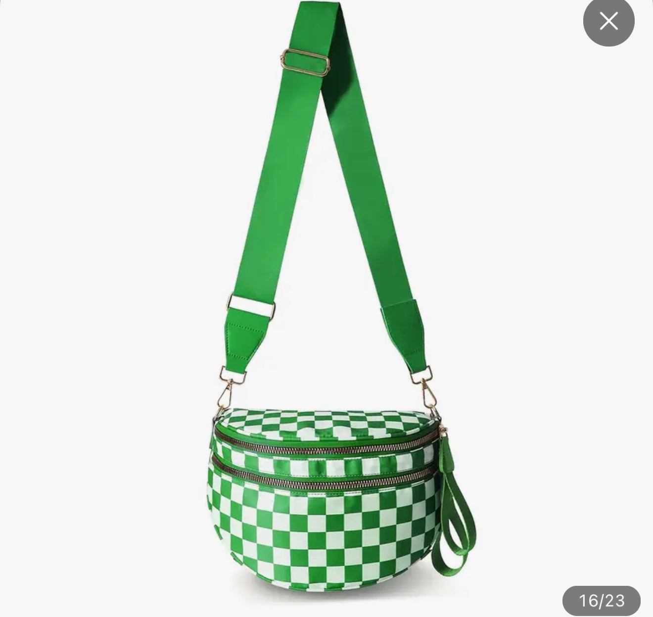 Checkered Bum Bag