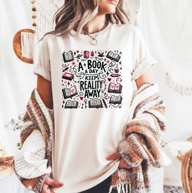 A BOOK A DAY KEEPS REALITY AWAY