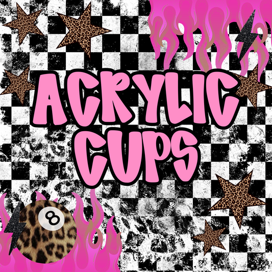 Custom Acrylic Cups