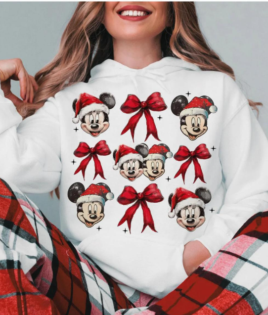 Mickey Christmas Bows