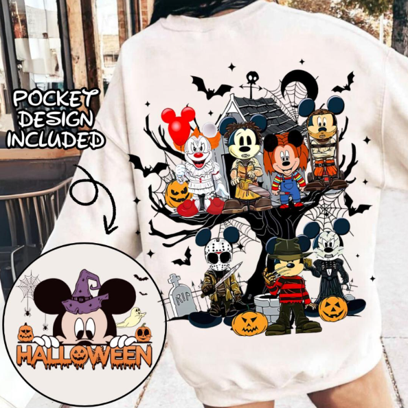 MICKEY & FRIENDS IN HALLOWEEN COSTUMES