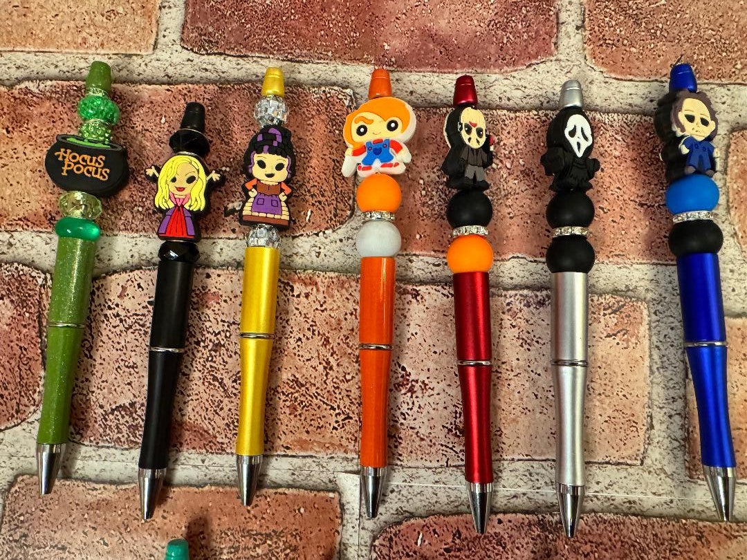 Beaded Character Pens