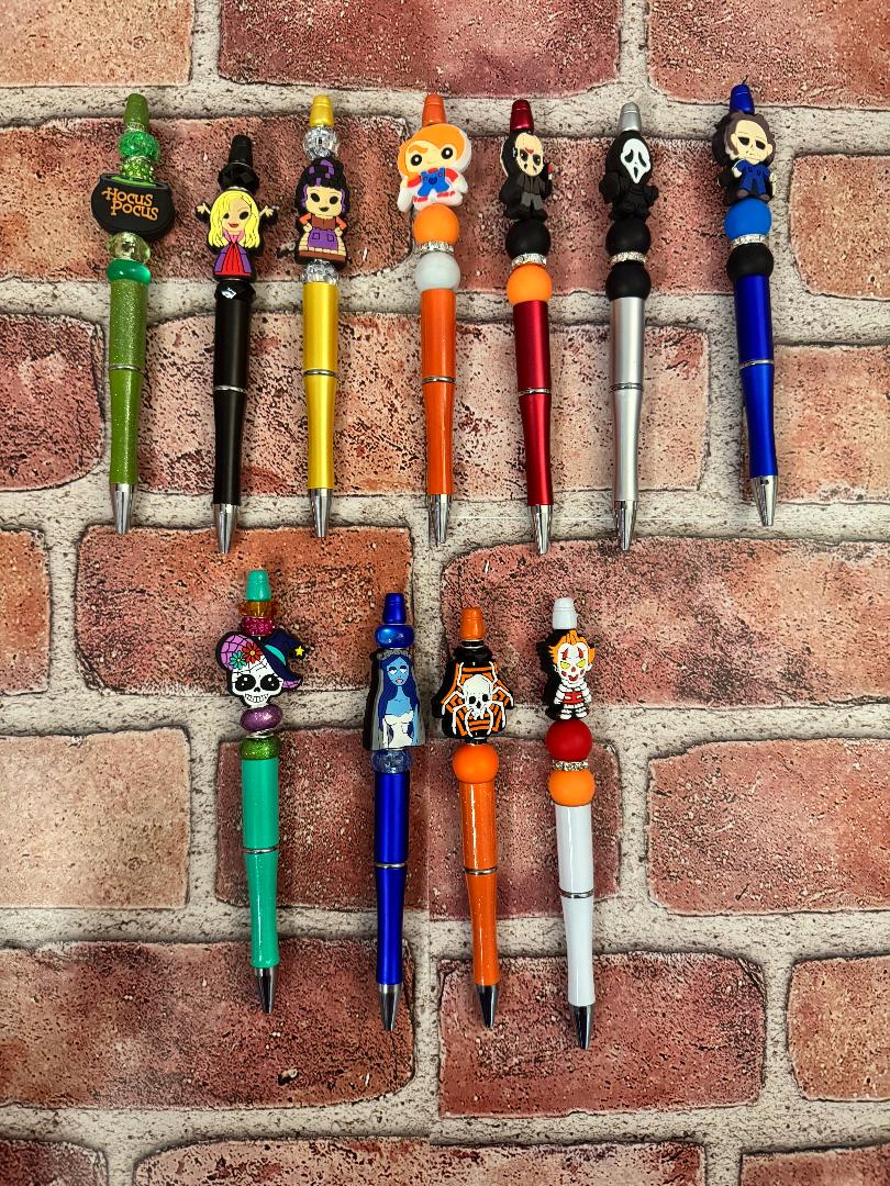 Beaded Character Pens